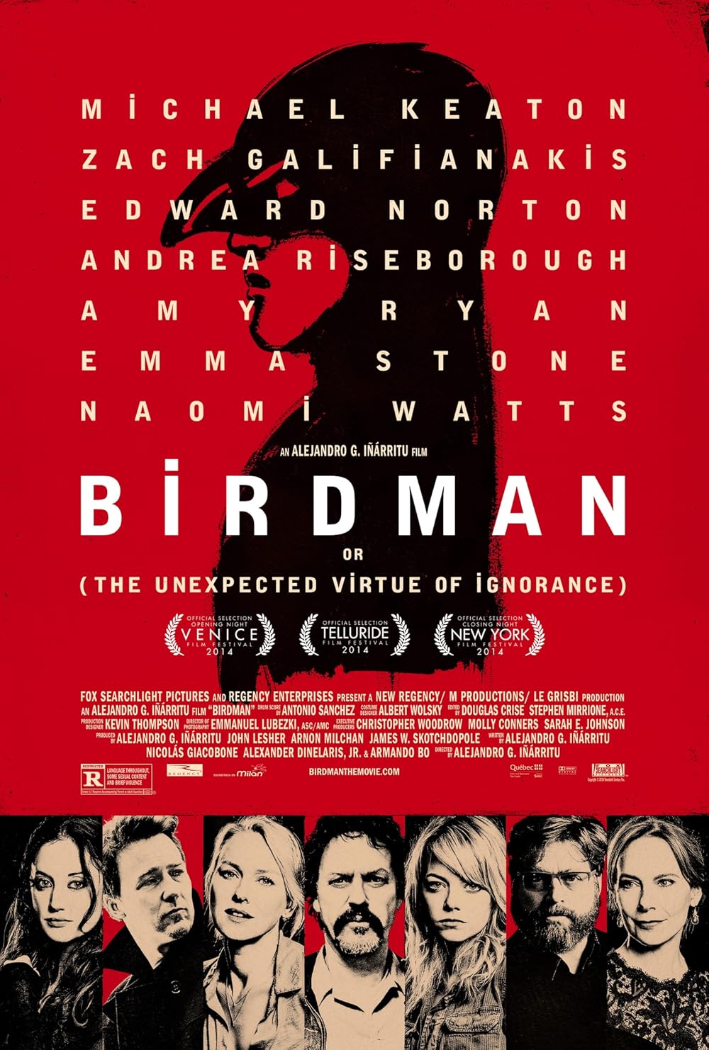Birdman best sound design movie poster